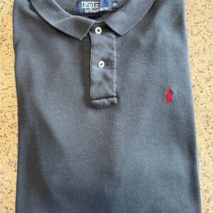 Ralph Lauren Men's Charcoal Polo Shirt